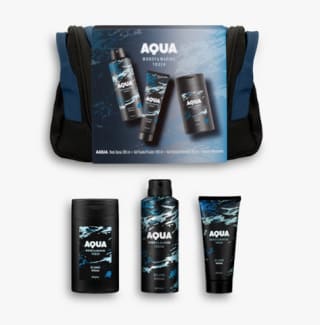 Lote gel/champu, desodorante y gomina + neceser por 5€ en mercadona
