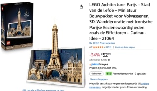 LEGO Architecture: Parijs – Stad van de liefde voor €42,99 bij Amazon