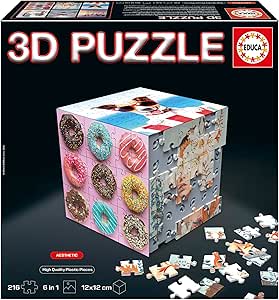 3D Puzzle Cube Aesthetic. El Reto puzzlero en Forma de Cubo con 216 Piezas por 6.05€