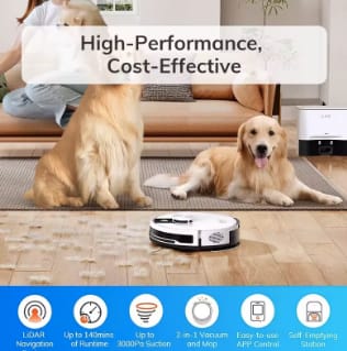 ILIFE A12 Pro Robotstofzuiger en dweil voor €86,79 dmv code bij Aliexpress