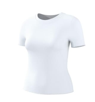 Esmara Camiseta de canalé para mujer por 2.99€.