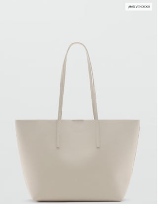 Bolso shopper efecto abatanado por 11.99€