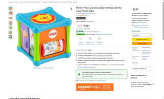 Cubo Sensorial Fisher-Price por $138 | Oferta Amazon