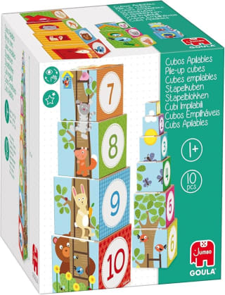 Goula Cubos apilables bosque, Juego de apilar por 6,28€