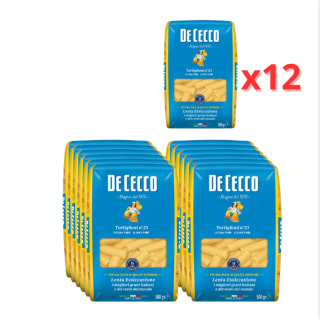 De Cecco Tortiglioni n°23 Paquete de 12 x 500 g por 16.99€