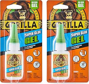 Gorilla Super Glue Gel 15g (Pack of 2) – £5.50 @ Amazon