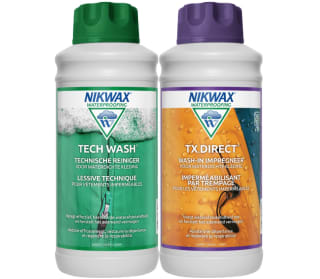 Nikwax Tech Wash + TX‑Direct twin pack – bestel voordelig met korting