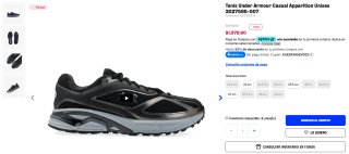 Tenis Under Armour Casual Apparition Unisex por $1,080 | Martí