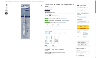 Cepillo de Dientes Chicco 6-36 Meses por $67 | Oferta Amazon