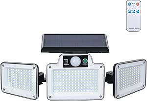 GRIFEMA Outdoor Solar Security Lights with Motion Sensor for £16.33