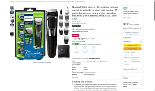 Recortadora Norelco Philips por $478 | Oferta Amazon