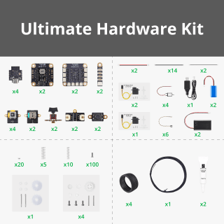 CyberBrick Ultimate Hardware Kit nu voor €49,79 bij Bambu Lab.