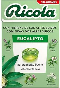 Ricola eucalipto caramelo 6x70g por 8,32€