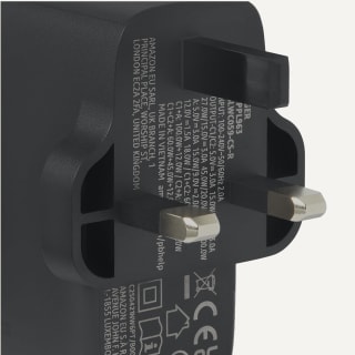 Amazon Basics 120W Nano GaN 3‑Port Wall Charger for £26.24 at Amazon