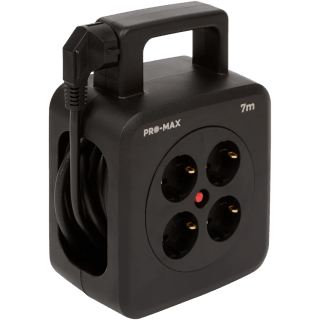 Pro-max kabelhaspel 7 meter voor €7,95 bij de Action