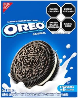 Oreo Galletas sabor chocolate 252g por $21 en Amazon