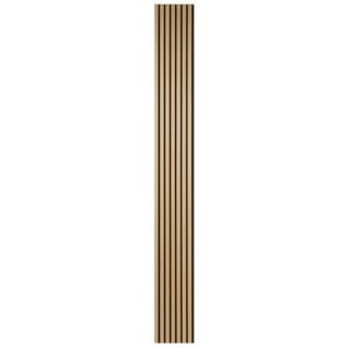 Panneau acoustique mural chêne clair 244 x 52 cm pour 25,27€ chez Brico Dépôt