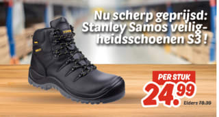 Stanley veiligheidsschoenen Samos voor €24,95 bij de Dekamarkt