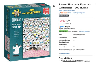 Jumbo Jan van Haasteren puzzel Expert 6: welterusten - 500 stukjes voor €9,99