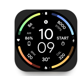 Gratis InfoGraph Watch Face bij Google