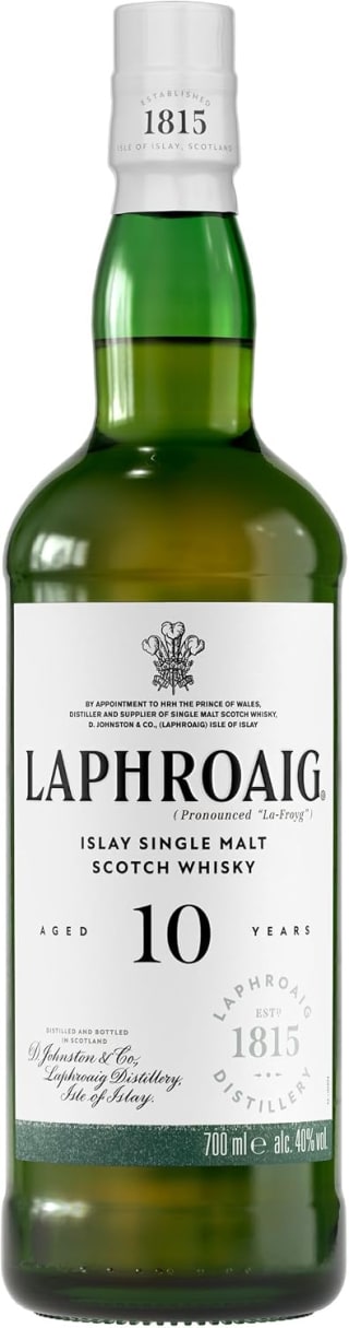 Laphroaig 10 ans Islay Single Malt 70 cl pour 33,89€ chez Amazon