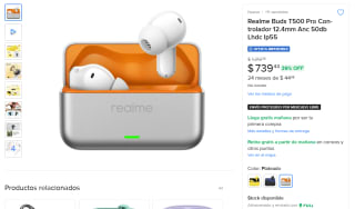 Audífonos Realme Buds T500 Pro por $739 | Mercado Libre