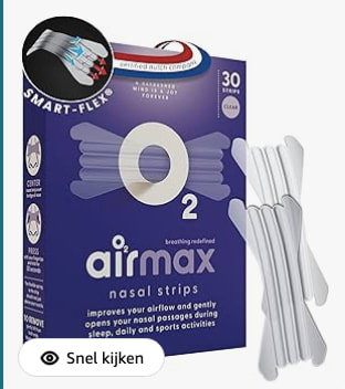 Tot 25% korting op Airmax Ademcomfort producten bij AMazon