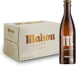 Pack de 24 Botellas de 33 cl Mahou Reserva Cerveza por 18.32€