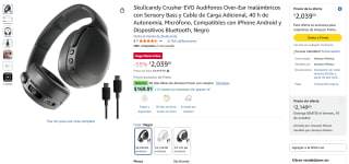 Audífonos Skullcandy Crusher EVO 40h por $2,039 | Oferta Amazon