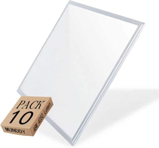 MUNDDY Pack de 10 paneles LED 60x60 cm (50W) por 7,50€ en Amazon