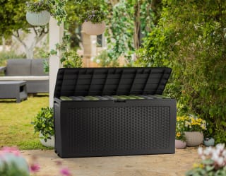 Coffre de jardin Keter Samoa 270 L (117×45×57 cm) pour 29,90€ chez Castorama
