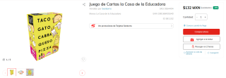 Juego de Cartas la Casa de la Educadora por $132 | Oferta Sanborns