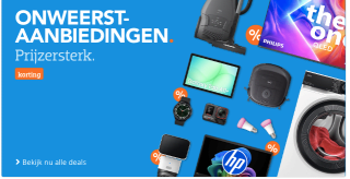 Scoor hoge korting tijdens de Onweerstaanbiedingen bij Coolblue