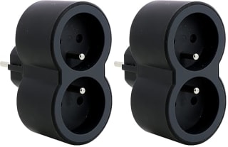 Legrand - Fiche multiprise 2 prises frontales (Lot de 2) à 7,26€ chez Amazon