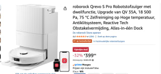 roborock Qrevo S Pro voor €399,99 bij Amazon