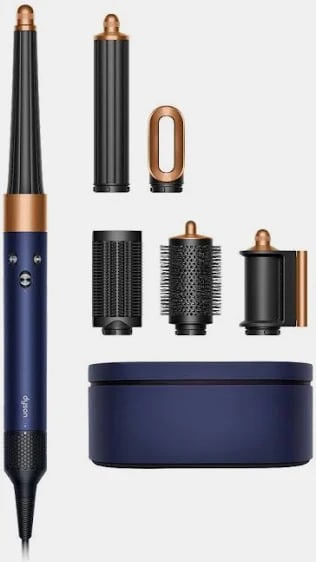 Dyson Airwrap Prussian Blue Rich Copper Straight+Wavy met gratis Opbergtas voor €399