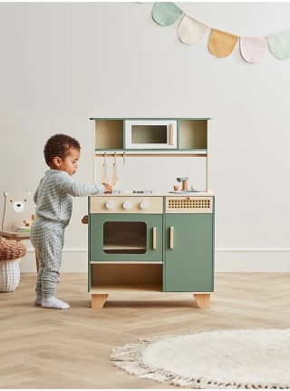 George Home Asquish Children's Wooden Kitchen 3+ Years - Free C&C