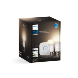 Hue Starterkit: 2 E27 slimme lampen (1100) voor €40 bij Philips Hue