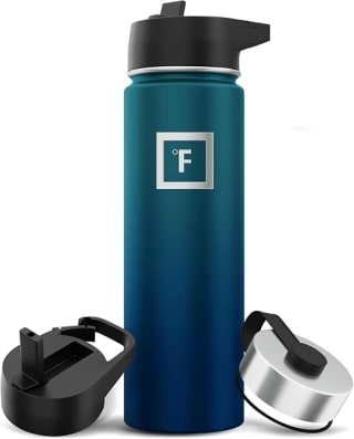 IRON °FLASK Metal Water Bottle 650ml (3 lids) for £5.99 at Amazon