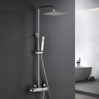 Görbach Colonne de douche avec robinetterie (20x20 cm) pour 151,81€ chez Amazon