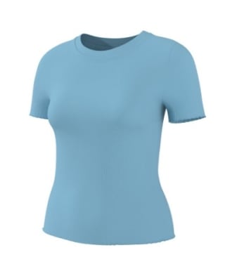 Esmara Camiseta de canalé para mujer por 2.99€.