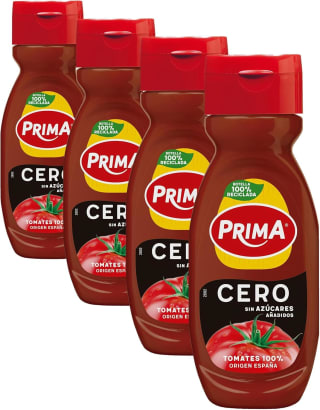 Prima Cero sin azúcares añadidos 265 g (pack de 4) por 3,80€ en Amazon