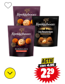 Kwekkeboom Oven &amp; Airfryer bitterballen voor €2,29 bij dirk