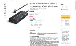 Regleta UGREEN 20 en 1 por $685 | Descuento Amazon