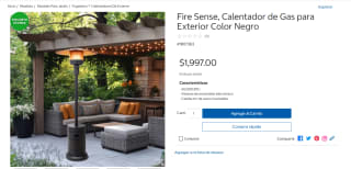 Calentador de Gas Exterior por $1,997 | Oferta Costco