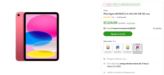 iPad MD4E4CL/A A16 128GB por $5,526 | Bodega Aurrera (Banamex MSI)