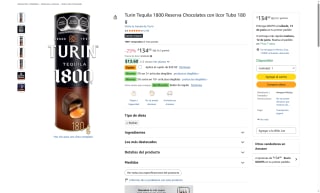 Chocolates Turin Tequila por $89 | Oferta Amazon