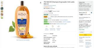 Shampoo Tío Nacho 950ml por $83 | Oferta Amazon