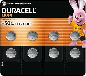 Duracell pilas alcalinas especiales LR44 de 1,5 V (paquete de 8) por 6.64€
