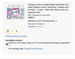 42 rollos Colhogar Protect Cuida&Protege Odor Block 3 capas por 10.89€